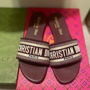 Christian Dior slides